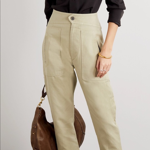 NWT Isabel Marant Raluni Tapered Pants Sz 32 - Picture 6 of 15